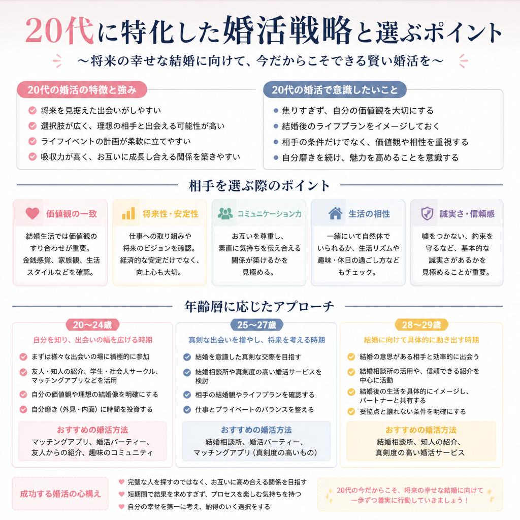 20代に最適な結婚相談所の選び方
