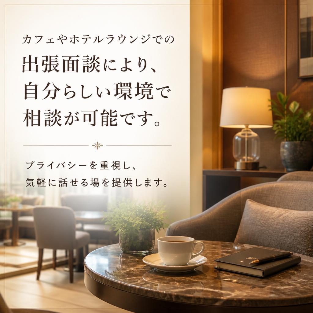 出張面談の魅力